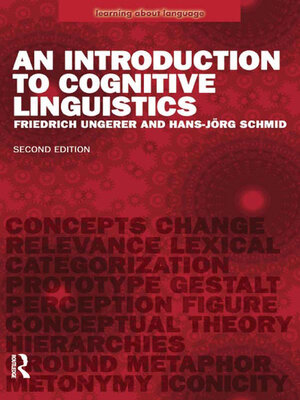 cover image of An Introduction to Cognitive Linguistics